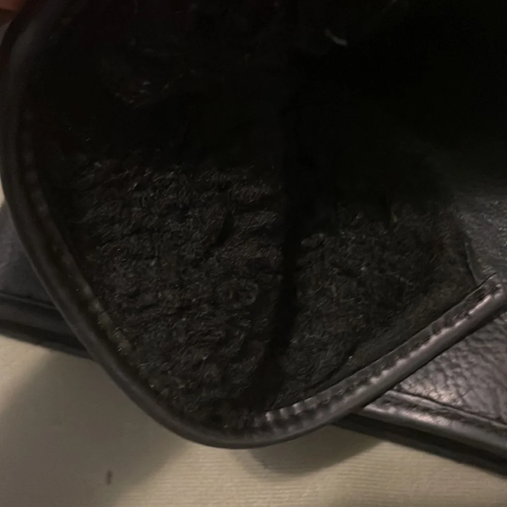 UGG Australia black leather womens Boots size 8” - Picture 10 of 12